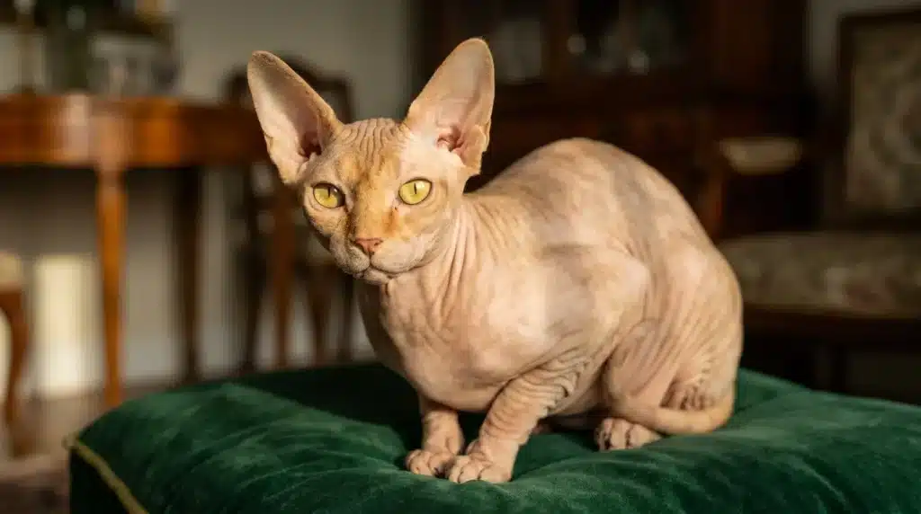 chat sans poil