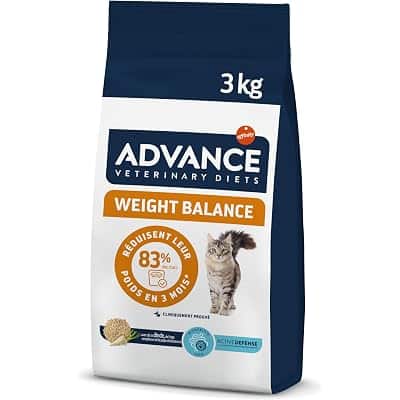 Sac de croquettes Advance Veterinary Diets Weight Balance pour chat, format 3 kg